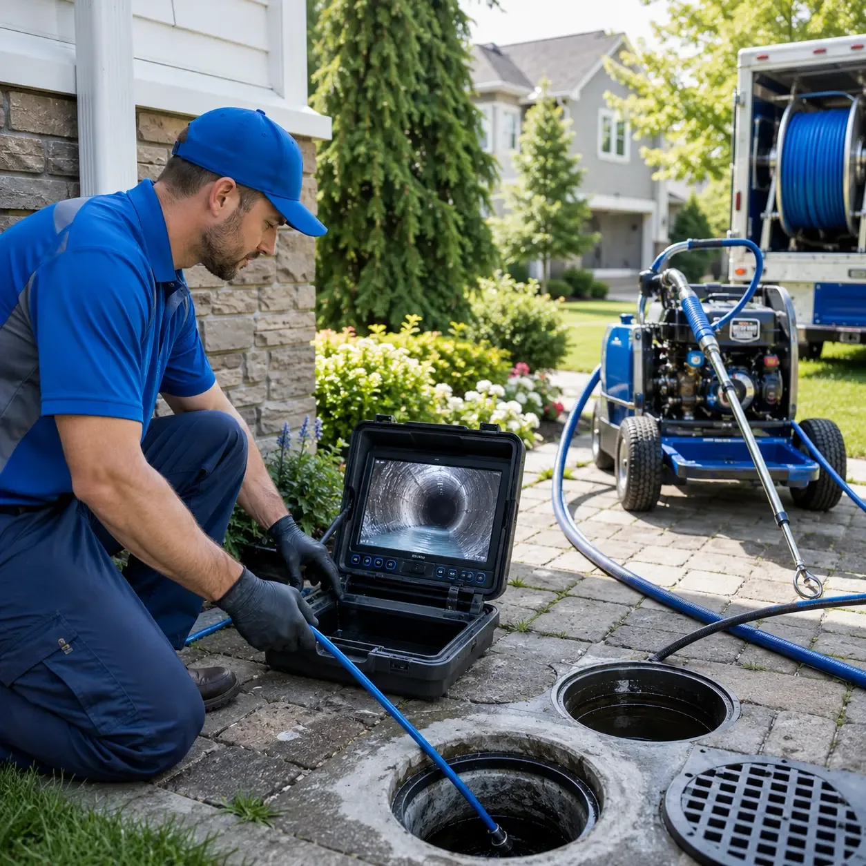 Outdoor drain cleaning professionals serving Springdale, PA